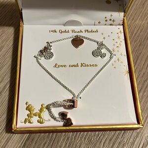 Disney bracelet, 14 k gold, flash plated